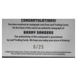 2024 Press Pass Premium Trophy Case Barry Sanders Autograph #TC-BS1 6/25 | Only 25 Exist!
