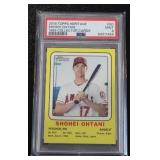 2018 Topps Heritage 1969 Shohei Ohtani #SO PSA 9 Rookie Card