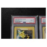 1999 Pokemon Movie Promo #3 MewTwo - #4 Pikachu - #5 Dragonite | PSA 8 Lot