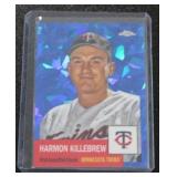 2022 Topps Chrome Platinum Blue Ice Refractor Harmon Killebrew #459 61/100 | Only 100 Exist!