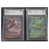 Pokemon Clebi V & Lycanroc V BCCG 10 Lot | 2 Cards