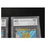 Pokemon Surfing Pikachu V #008/025 & Flying Pikachu V #006/025 BCCG 10 Lot | 2 Cards