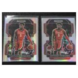 2022 Prizm Silver & Prism Silver Anthony Edwards #3 Lot | 2 Cards