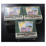 1991 Pro Set Desert Storm Factory Sealed Box Lot | 3 Boxes = 108 Packs