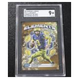 2023 Bowman U Chrome Elements of the Game Gold Refractor JJ McCarthy 28/50 Rookie Card SGC 9 | Only 50 Exist!