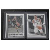 2023-24 Optic The Rookies & Elite Dominators Victor Wembanyama Rookie Card Lot | 2 Rookie Cards