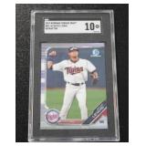 2019 Bowman Chrome Refractor Royce Lewis #BDC-46 SGC 10