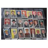 1926 Players Cigarettes Straight Line Caricatures Tobacco Card Lot | 34 Cards