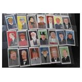 1926 Players Cigarettes Straight Line Caricatures Tobacco Card Lot | 34 Cards