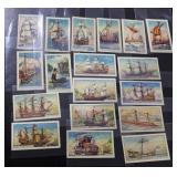 1940 Murray Sons & Co The Story of Ships Tobacco Card Lot | 18 Cards
