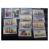 1940 Murray Sons & Co The Story of Ships Tobacco Card Lot | 18 Cards