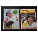 1969 Topps Brooks Robinson #421 & 550 | Mid Grade or Better!