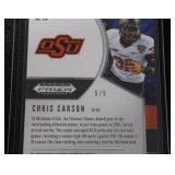 2020 Prizm Draft Football Gold Vinyl Chris Carson #14 5/5 | Only 5 Exist!