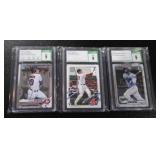 Bobby Dalbec - Aaron Sabato - Randy Arozarena CSG 9 Graded Card Lot | 3 Graded Cards