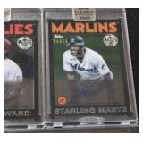 2021 Clearly Donruss Baseball Autograph Lot | Taylor - McClanahan - Marte - Ryu - Howard