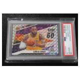 2019-20 Mosaic Give and Go Silver Mosaic Prizm LeBron James #8 PSA 10