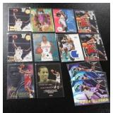 Allen Iverson Basketball Card Lot | 13 Cards w/ (8) Rookies (1) Relic