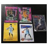 Ja Morant Basketball Rookie Card Lot | 5 Rookie Cards