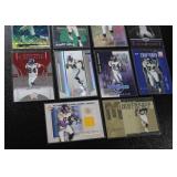 Randy Moss Football Card Lot | 13 Cards w/ (3) Rookies (1) Relic (6) Serial Numbered