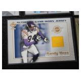 Randy Moss Football Card Lot | 13 Cards w/ (3) Rookies (1) Relic (6) Serial Numbered