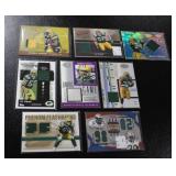 Green Bay Packer Jersey Relic Lot | 8 Relic Cards