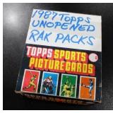 1987 Topps Baseball Rak Pack Hobby Box