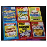 Mixed Year Baseball Score & Store Brand Box Set Lot | 8 Boxed Sets