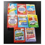Mixed Year Baseball Store Brand Box Set Lot | 8 Boxed Sets