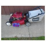 Toro GTS recycler self propelled lawn mower. Good used condition. Tested & works. As shown.