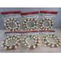 (CSB) 6 Dog Treat Chew Bone Wreaths...