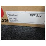Size 12 Mens Billy Grey Suede Boat ...