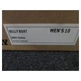 Size 10 Mens Billy Grey Suede Boat ...