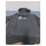 Small NWT Gym Wolf Black Hooded Swe...