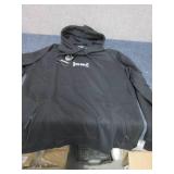 Small NWT Gym Wolf Black Hooded Swe...
