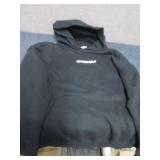 Medium NWT Gym Wolf Black Hooded Sw...