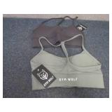 2- NWT Small Gym Wolf Sports Bras...