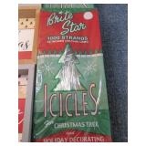 5 Holiday Décor Items, 2 pks Icicl...