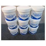 9- 100ct Alcohol Pads...