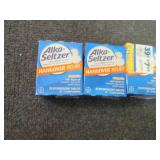 3- 20 ct AlkaSeltzer Hangover Relie...