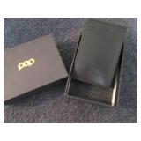 Pop Up Wallet  Leather Push Butto...