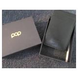 Pop Up Wallet  Leather Push Butto...