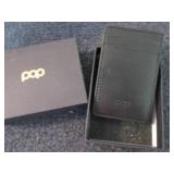 Pop Up Wallet  Leather Push Butto...