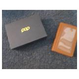 Pop Up Wallet  Leather Push Butto...