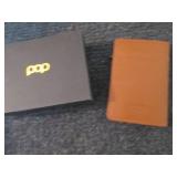 Pop Up Wallet  Leather Push Butto...