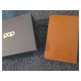 Pop Up Wallet  Leather Push Butto...