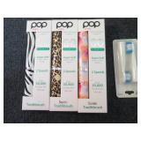 3 Pop Sonic Toothbrushes with Extra...