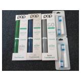 3 Pop Sonic Toothbrushes with Extra...