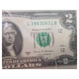 6 Sequential, Uncirculated $2 Bills...