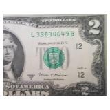 6 Sequential, Uncirculated $2 Bills...