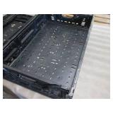2- Folding Black Crates 15.5 x 22.5...